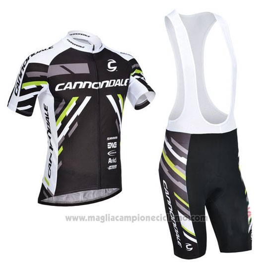 2013 Abbigliamento Ciclismo Cannondale Nero Manica Corta e Salopette